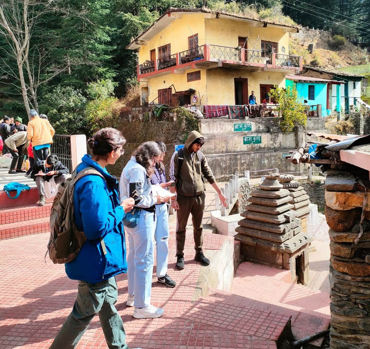 World University of Design students embark on a six-day exploration program of the historic city of Jageshwar