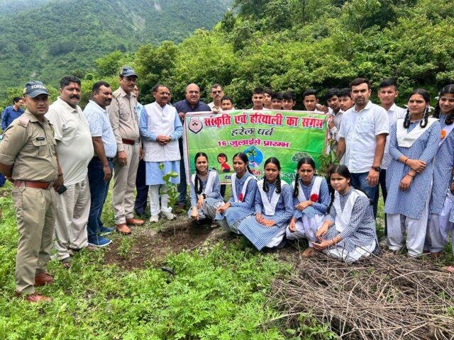 Doiwala MLA Brijbhushan Gairola "One tree in the name of mother" Harela festival.