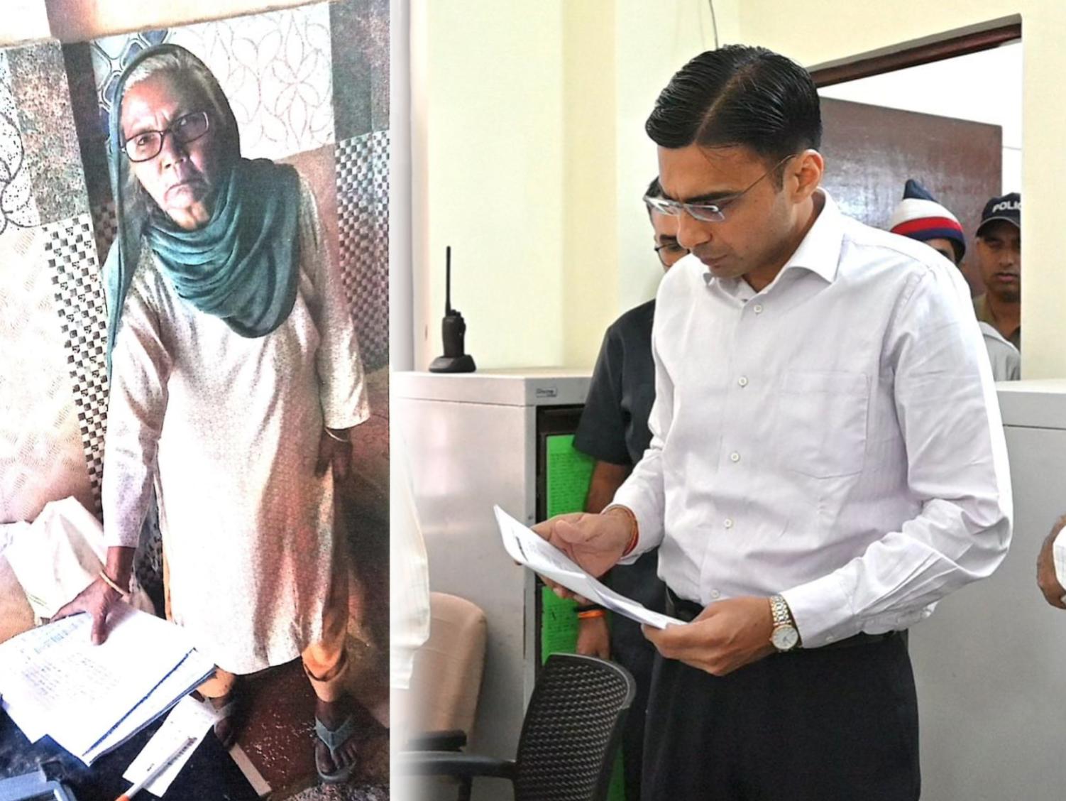 पूर्ति विभाग 72 वर्षीय बुजुर्ग सरस्वती को राशन देने में कर रहा था आनाकानी; फिर शुरू हुआ डीएम का एक्शन
