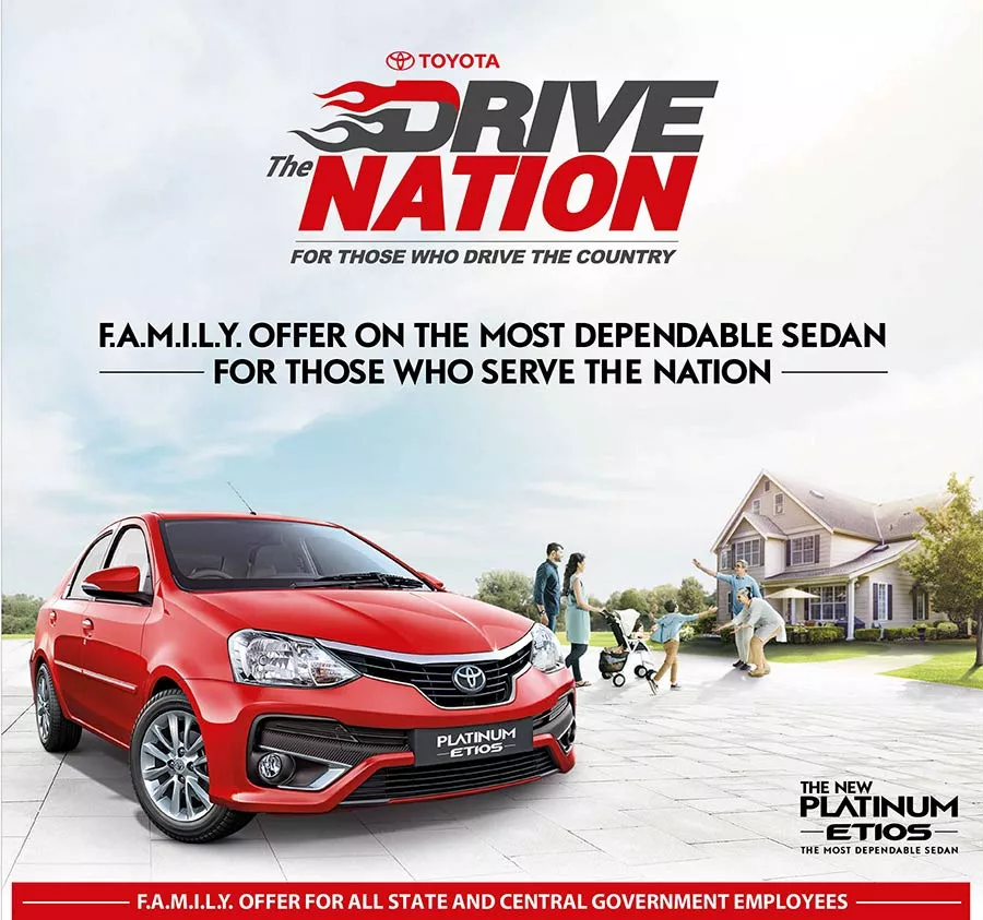 Toyota Kirloskar Motor launches special “Drive the Nation” campaign for Government employees in North India