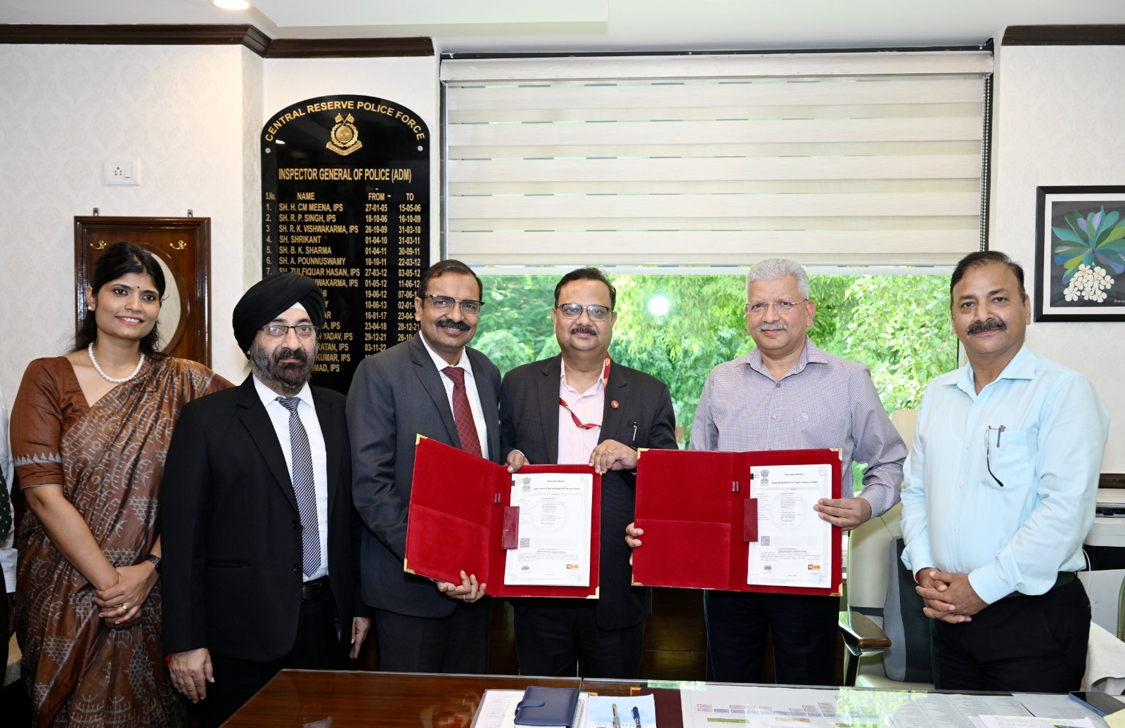 Punjab National Bank(PNB), one of India’s leading banks has signed an MoU with Central Reserve Police Force. PNB is providing enhanced insurance coverage to all serving personnel and pensioners of CRPF under its flagship scheme “PNB Rakshak Plus”.