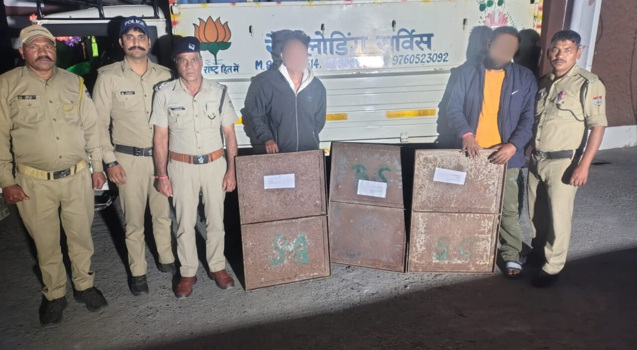 पंती नारायणबगड़ में हुई चोरी का थराली पुलिस ने किया खुलासा, दो अभियुक्त गैर जनपद देहरादून से गिरफ्तार
