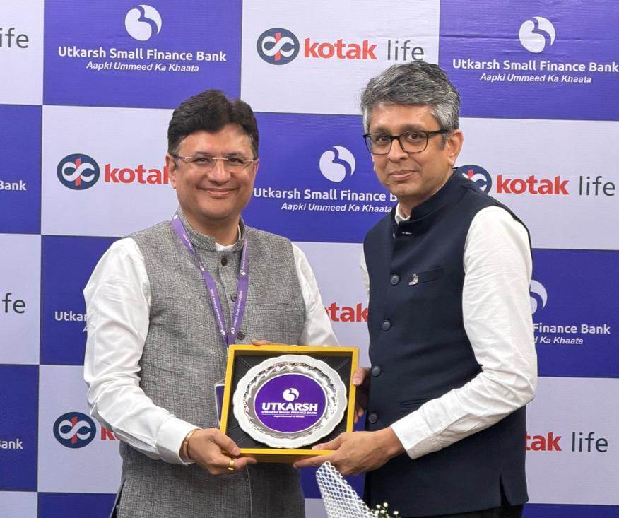 उत्कर्ष स्मॉल फाइनेंस बैंक लिमिटेड–कोटक महिंद्रा लाइफ इंश्योरेंस कंपनी लिमिटेड के बीच रणनीतिक साझेदारी