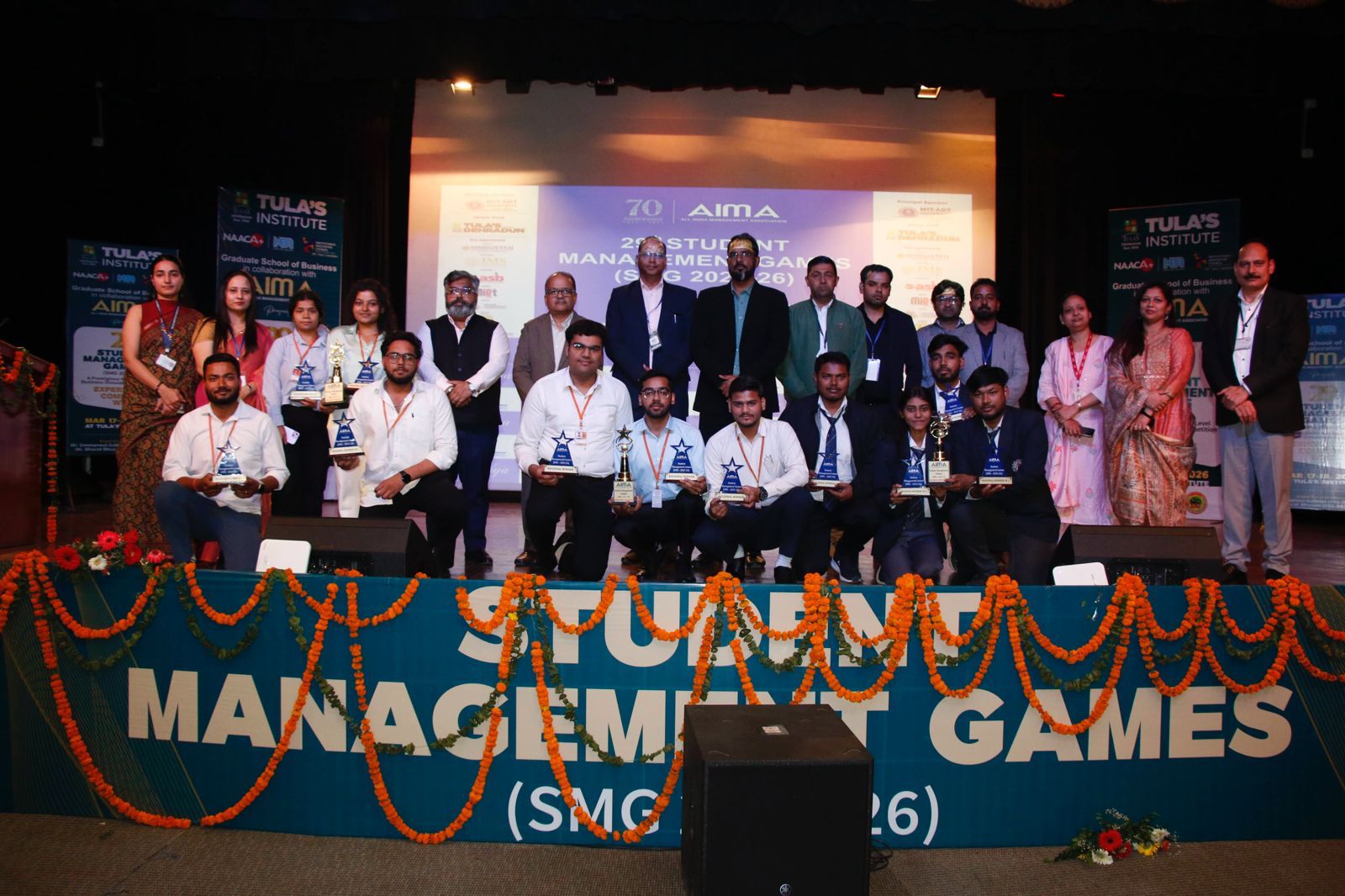 तुलाज़ इंस्टीट्यूट ने तीन दिवसीय एआईएमए स्टूडेंट मैनेजमेंट गेम्स (एसएमजी) रीजनल राउंड 2025–26 का किया सफल आयोजन