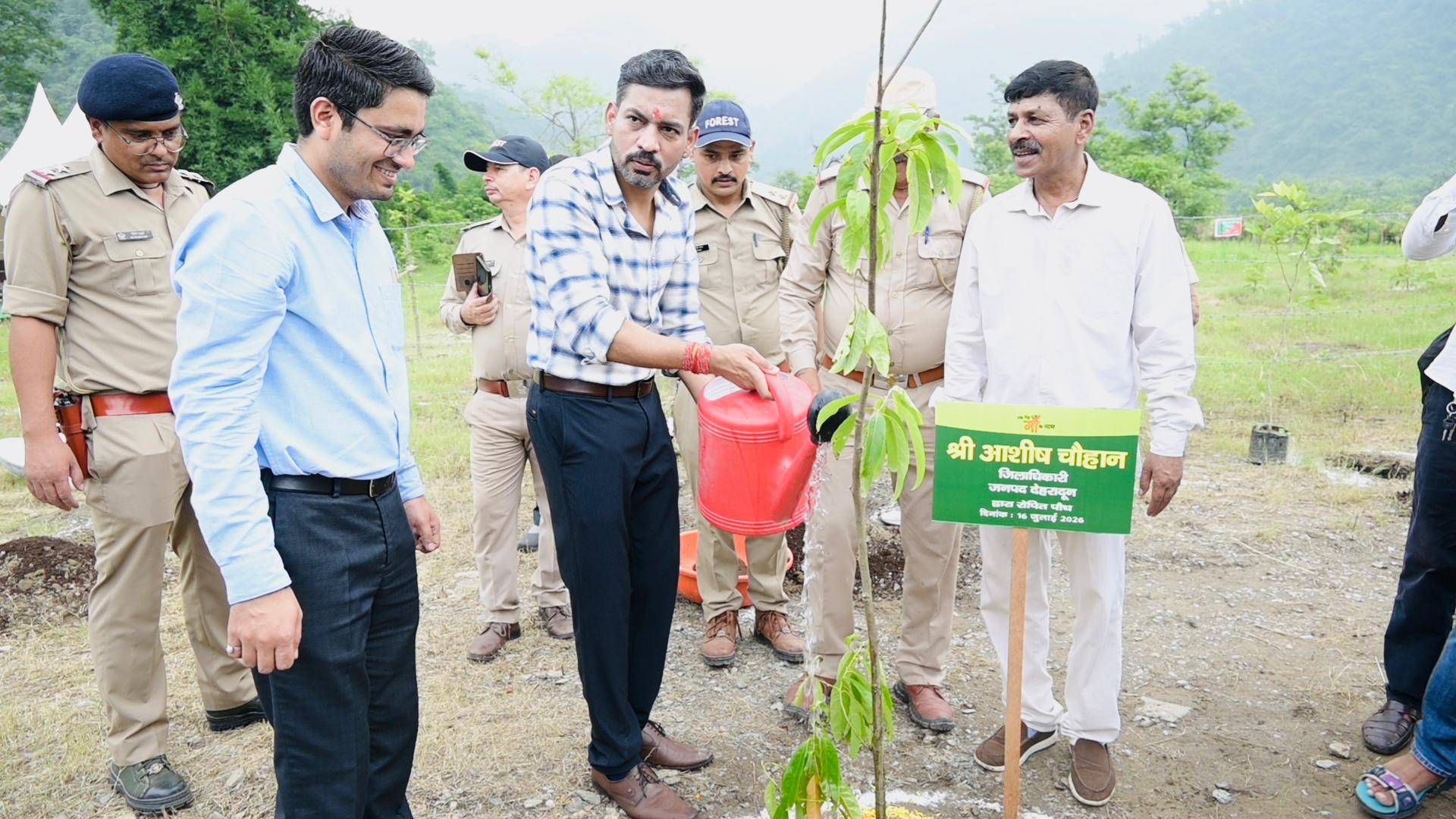 हरेला पर्व: जिलाधिकारी डॉ. आशीष चौहान ने किया पौधरोपण, दिया 'हरित उत्तराखंड' का संदेश